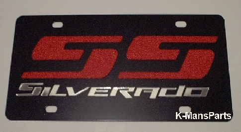 Chevrolet Silverado SS (red/mirror) C/S plate