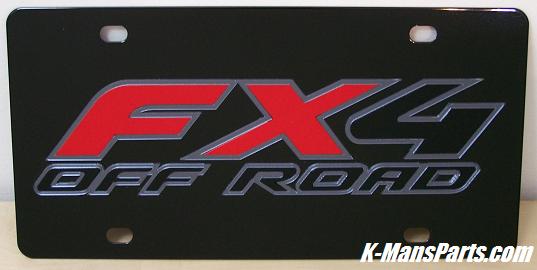 Ford FX4 Off Road C/S plate 