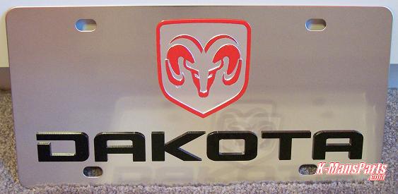 Dodge Dakota (red/black) S/S plate