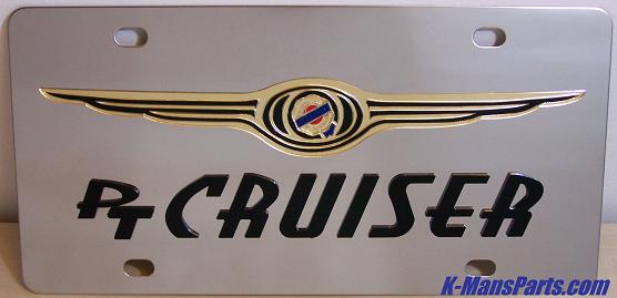 Chrysler PT Cruiser (black/color) S/S plate