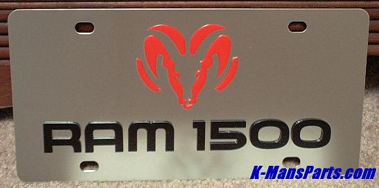 Dodge Ram 1500 (red/black) S/S plate 