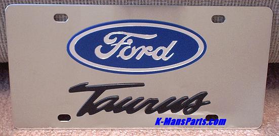 Ford Taurus Black s/s plate