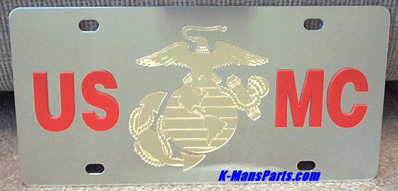 Marines Corps emblem (USMC) s/s plate