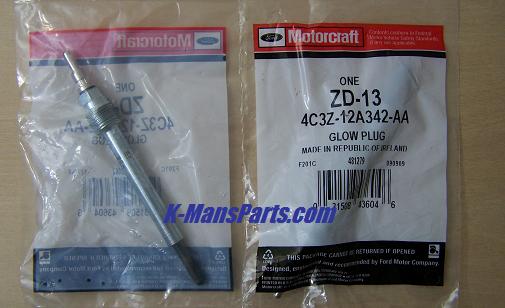 Motorcraft Glow Plug set 6.0 PowerStroke DI Turbo Diesel 04-08
