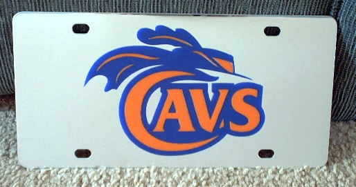 Virginia Cavaliers vanity license plate car tag