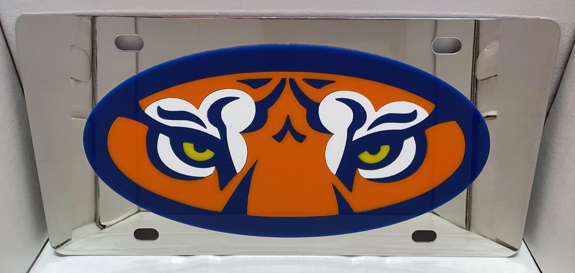 Auburn Tigers mascot vanity license plate car tag