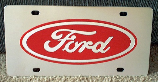 Red ford oval badge #8