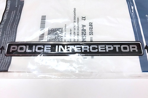 Ford Crown Victoria Police Interceptor OEM Size Emblems/refrigerator Magnets K15 