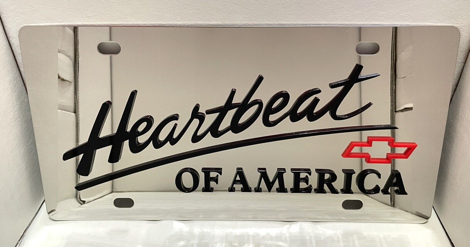 Chevrolet Heartbeat of America vanity license p...