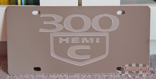 Chrysler 300 C Hemi license plate car tag