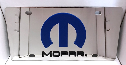 MOPAR emblem vanity license plate car tag
