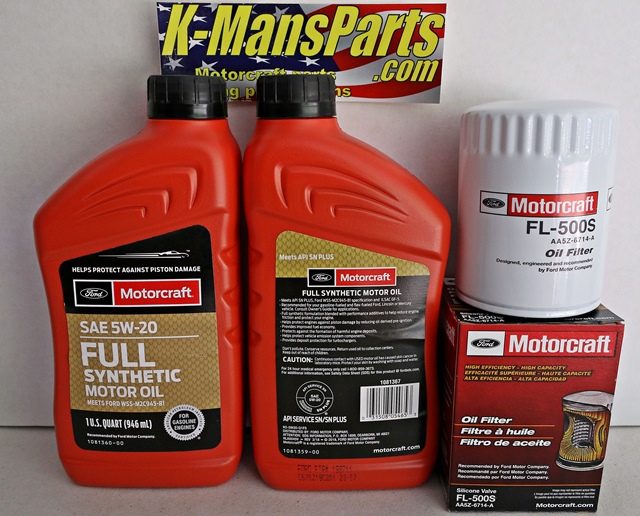 Full Synthetic Oil Change >> Motorcraft 10qt 5w 20 Full Synthetic Oil Change Kit Mustang Gt 5 0 4v Full Synthetic Oil Change >> Motorcraft 10qt 5w 20 Full Synthetic Oil Change Kit Mustang Gt 5 0 4v