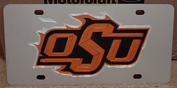 Oklahoma State Cowboys OSU vanity license plate car tag