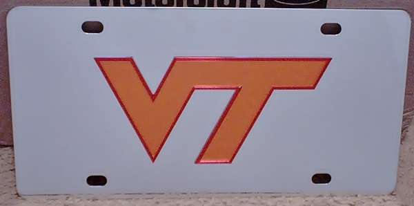 Virginia Tech Hokies vanity license plate car tag