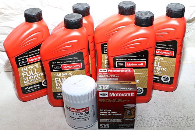 Full Synthetic Oil Change >> Motorcraft 6qt 5w 20 Full Synthetic Oil Change Kit 3 7 Full Synthetic Oil Change >> Motorcraft 6qt 5w 20 Full Synthetic Oil Change Kit 3 7