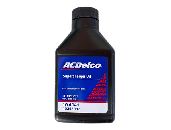 AC Delco supercharger oil 4 oz. bottle