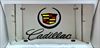 Cadillac script and emblem vanity license plate