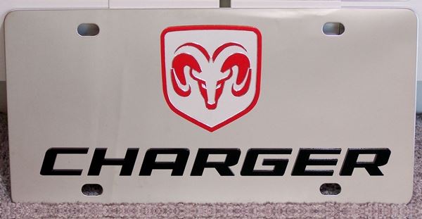 Dodge Charger vanity license plate car tag
