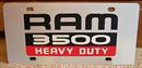 Dodge Ram 3500 Heavy Duty vanity license plate car tag