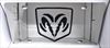 Dodge Ram shield black vanity license plate car tag