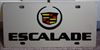 Cadillac Escalade stainless steel vanity plate