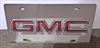 GMC stainless steel vanity license plate tag