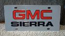 GMC Sierra vanity license plate tag