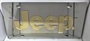 JEEP Gold stainless steel license plate tag