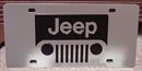 JEEP Grill logo vanity license plate tag