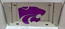 Kansas State Wildcats vanity license plate car tag