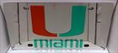 Miami Hurricanes U vanity license plate car tag