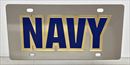 US Navy vanity mirror license plate car tag
