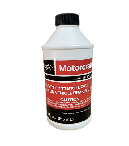 Motorcraft PM1C High Performance DOT 3 Motor Vehicle Brake Fluid 12 oz