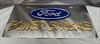 Ford Power Stroke gold stainless steel plate vanity tag