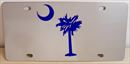 South Carolina flag blue vanity license plate car tag