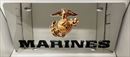 USMC Marines Enlisted Insignia vanity license plate car tag