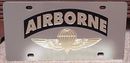US Army Airborne vanity license plate car tag