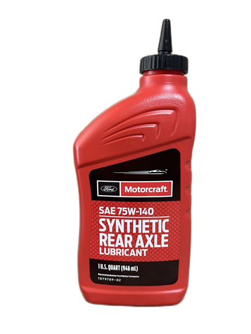 Motorcraft rear axle synthetic lubricant XY-75w140-QL quart