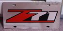 Chevrolet Z71 (red/mirror) S/S plate